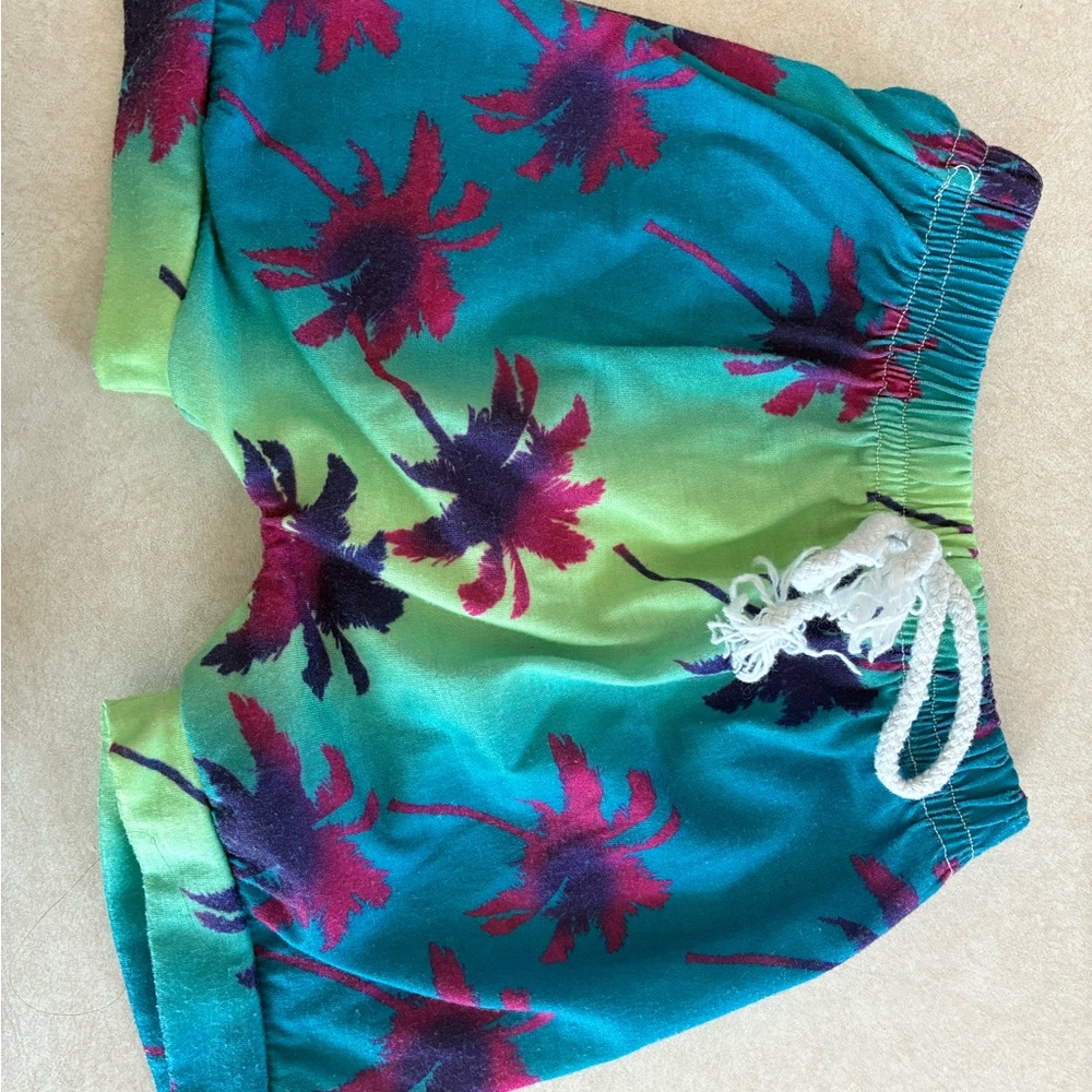 Tropical Print Baby Shorts